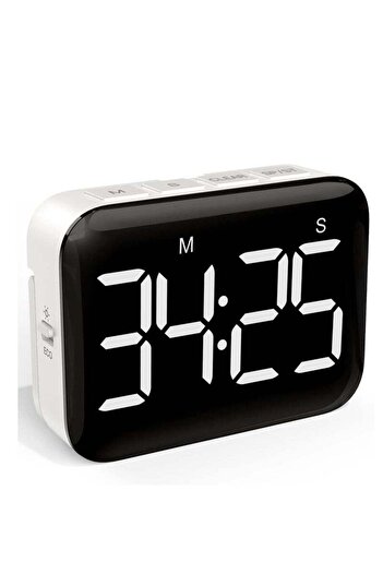 COOYA Digital Kitchen Timer,Magnetic with Large LED Display,2 Brightness,Loud Volume,Easy for Home Use