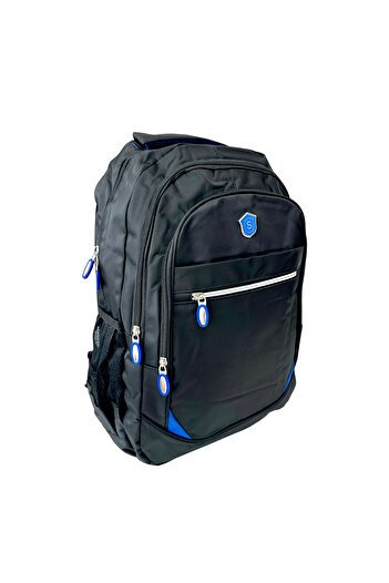 OEM Fashion backpack blue, 45 x 35 x 20 cm, 3 compartments, RS29