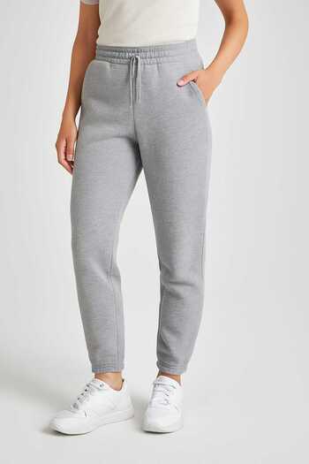 neocotton Unisex Elastic Waist and Legs Pocket Three Thread Premium Cotton Inner Hooded Basic Sweatpants