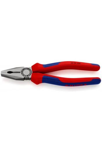 Knipex combination pliers/patent with multi-component handle 200 mm blister