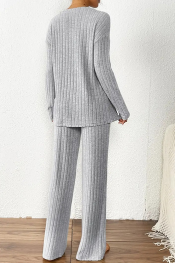 VBSVİBES Unisex Grey Report Interlock υφασμάτινο σετ αθλητικών φούτερ – Άνετο σπίτι και καθημερινά ρούχα