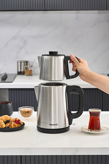 HOMEND Royaltea 1728h Kettle & Tea Maker Inox