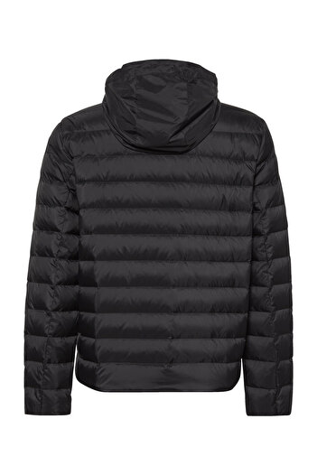 Calvin Klein Ls Nylon Lt Wt Hooded Fz Puffer
