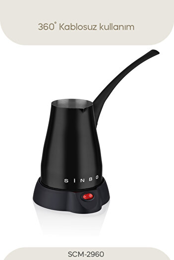 Sinbo Scm-2960 Turkish Coffee Machine Black