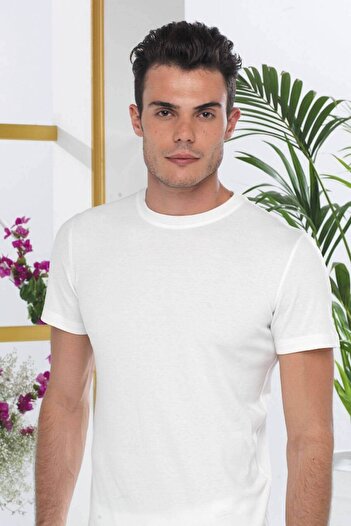 Malabadi Men's Thermal Crew Neck Short Sleeve Undershirt Undershirt