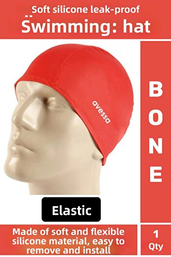 Wintoup Premium Waterproof Elastic Soft Swimmer Pool Sea Swimming Hat Silicone Cap 1Pcs