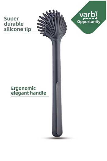 Varbifırsat Silicone Tip - Super Durable Dish - Sink Brush - Anthracite
