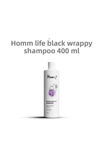 Homm Bitkisel HOMM LIFE 400 ML Black Garlic Shampoo