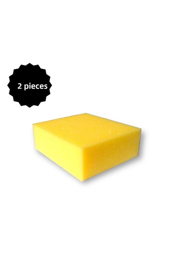 Acord 2 Pieces of Plastering Sponge - for Car Washing and Cleaning (Color Options)