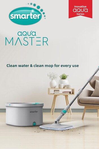 SMARTER Aqua Master Cleaning Set - Triangle Apparatus, Water Separation Mop, Mop and Glass Wiper