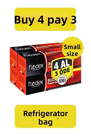 FLODEX Refrigerator Bag Buy 4 Get 3 Small Size