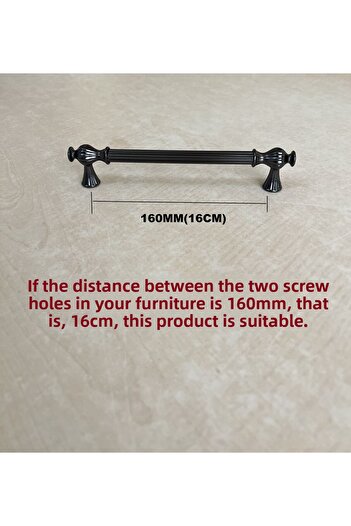 HOMDEP 160mm 662Model Mobilier Bucătărie Sertar Dulap Mâner Dulap Mâner Mâner 10 buc Afumat