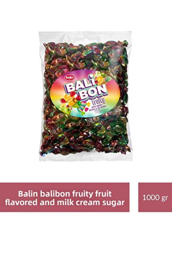 Kahve Dünyası Balin Balibon Fruity Fruit Flavored Filled Candy 1000 g X 2 Pcs