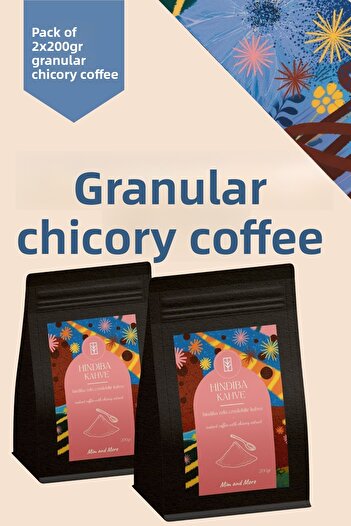 Mim and More 2 X 200 Gr Granulated Chicory Brown Set
