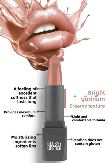 Alix Avien ALIX AVIEN GLOSSY LIPSTICK 302 NUDE
