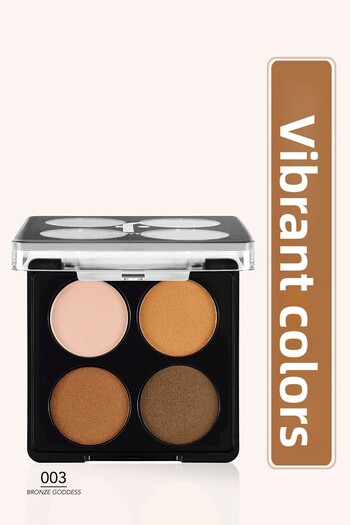 Flormar Bronze Goddess Color Eyeshadow Palette - Matte & Shimmery Eyeshadow Palette - 003