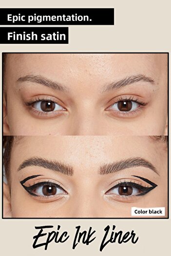 NYX Professional Makeup قلم تحديد العيون باللون الأسود من Epic Ink