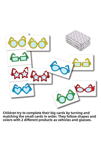 Kırkpabuç Puzzle 7302 Model Kırkpabuç Glasses - Let's Find The Same