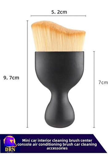 drn etrade Mini Car Interior Cleaning Brush Center Console Air Conditioning Brush Car Cleaning Accessories