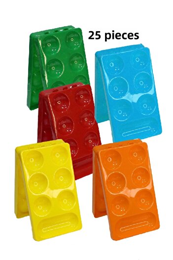 Toyaş 25 Colorful Mangala Strategy Tournament Intelligence Game with White Stones