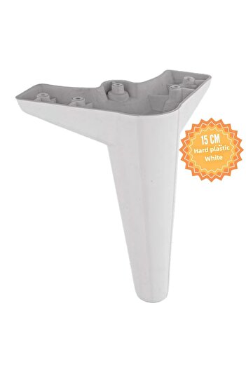 KOÇSAN Zirve 15 cm Plastic Furniture Leg, Luxury Metal Furniture Leg, Sofa, Cabinet, Dresser Leg