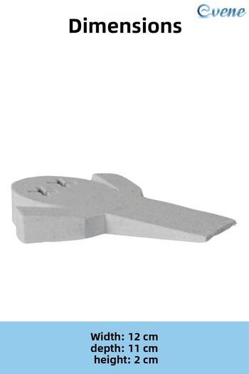 Evene Door Stopper White Color Decorative Door Holder Stopper Model 3