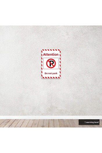 Hayal Poster U1086 - Do Not Park Dekota Warning Sign (20X30Cm)