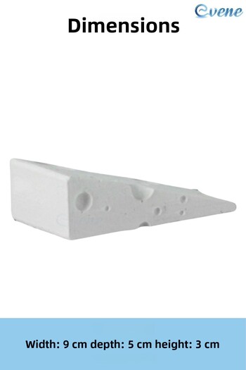Evene White Decorative Door Stopper - 2 Pieces Model 6, Stopper Door Holder