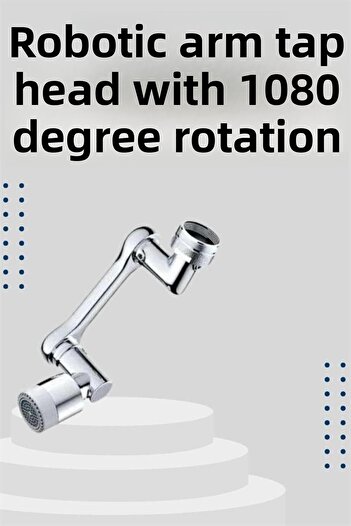 ZERO LAND Hn-Shop Kitchen Faucet Head 1080 Degree Rotatable Swivel Head Faucet Attachment