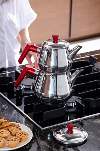 Le murano Gina Compact Stainless Steel Teapot