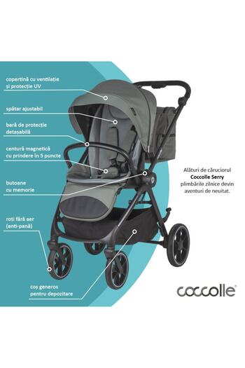 Coccolle Carucior modular 2in1 Serry Moss green