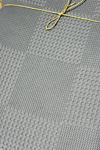 CANDAN ÇEYİZ Double Pike Summer 100% Cotton Anti-Sweat Natural Waffle 200X235 Summer Pike