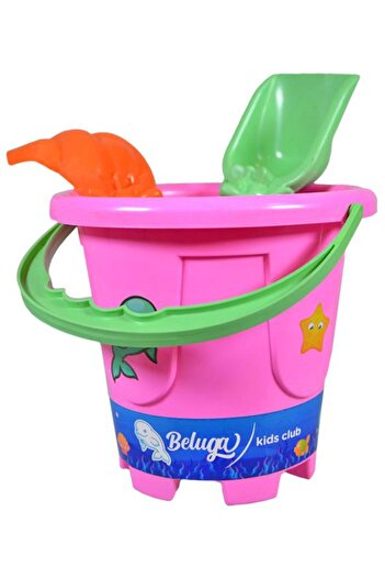 Temel Pink Children's Toy Bucket Set