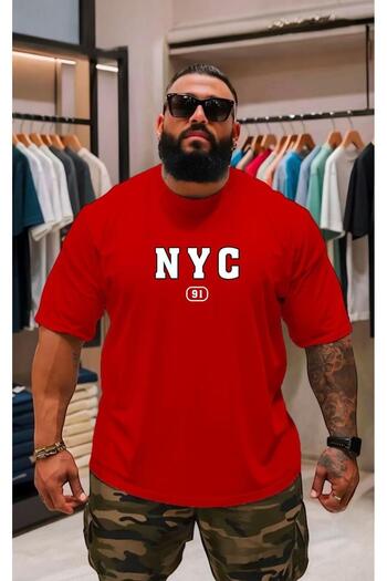 BENROMA Plus Size Unisex Printed T-Shirt