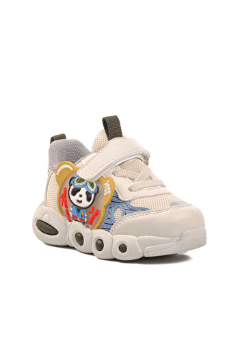 WALKWAY Beige Lightweight Baby Sports Shoes