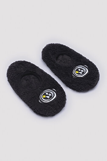 Penti Boy's Black Space Patterned Booties