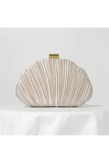 RED VELVET Oyster Model Satin Stylish Evening Bag