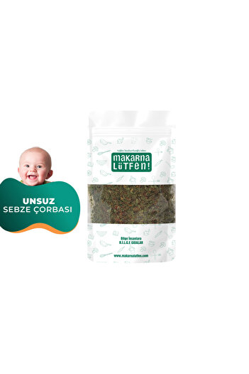 Makarna Lütfen Unsuz Sebze Çorbası ( 8-10 Ay-50 G)