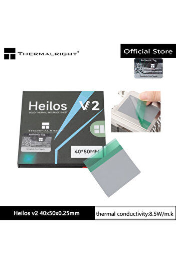 Choice1 40x50x0.25mm Thermalright Heilos V2 Solid State Thermally Interface Sheet(8.5W/m.k/thicknesses 0.25M