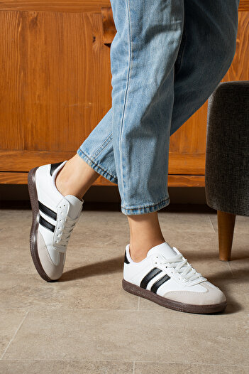 galya shoes Γυναικεία λευκά αθλητικά παπούτσια