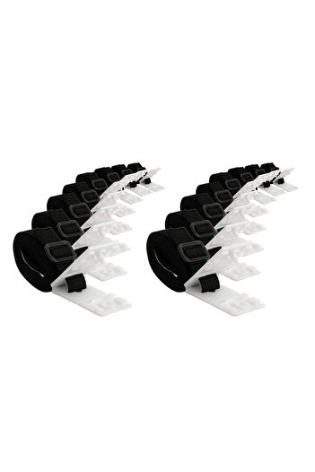 Alloet Black 16pcs 8-16Pcs Pool Cover Straps Universal Solar Blanket Cover Reels Straps Solar Cover Reel At