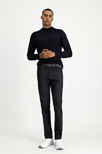 Kiğılı Regular Fit Lycra Canvas / Chino Pants
