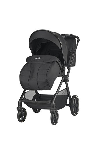 Coccolle Carucior 2in1 Lissia Premium Line, Roti mari, Cadru aluminiu anodizat, Copertina XXL, Maner