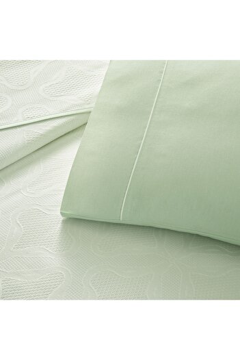 Taç Double Pizza Set Soleya Crown Jacquard Mint