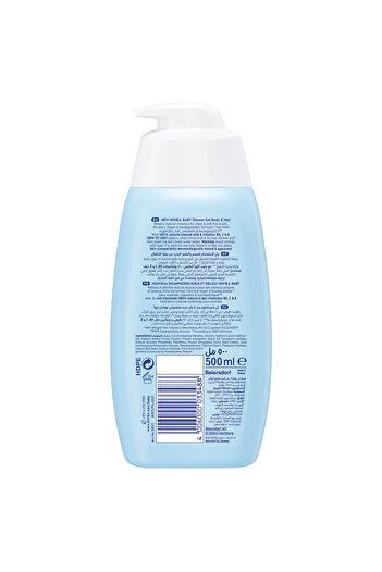 NIVEA Baby Shower Gel Body & Hair 500ml Gentle Care for Sensitive Baby Skin