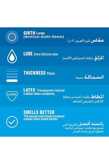 Durex 3S Extrasafe Condoms