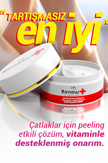 Herbaladen Ayak ve Topuk Çatlak, Ayak Koku, , Kaşınma Önleyici ve Yenileyici Bakım Kremi 100 ML