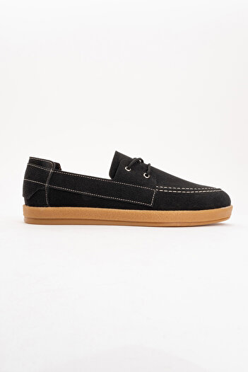 by selvi Lukka Shoes Ανδρικά μαύρα δερμάτινα παπούτσια με κορδόνια Mary