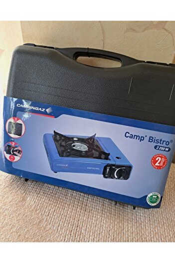 CAMPMASTER Portatif Çantalı KAMP ocagı normal tüp ve cakmak gazı ıle calısmaktadır