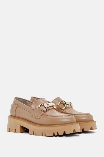 Bestyle Γυναικείο Loafer Devine - Γυναικείο Loafer από γνήσιο δέρμα σε μαύρισμα χρώμα